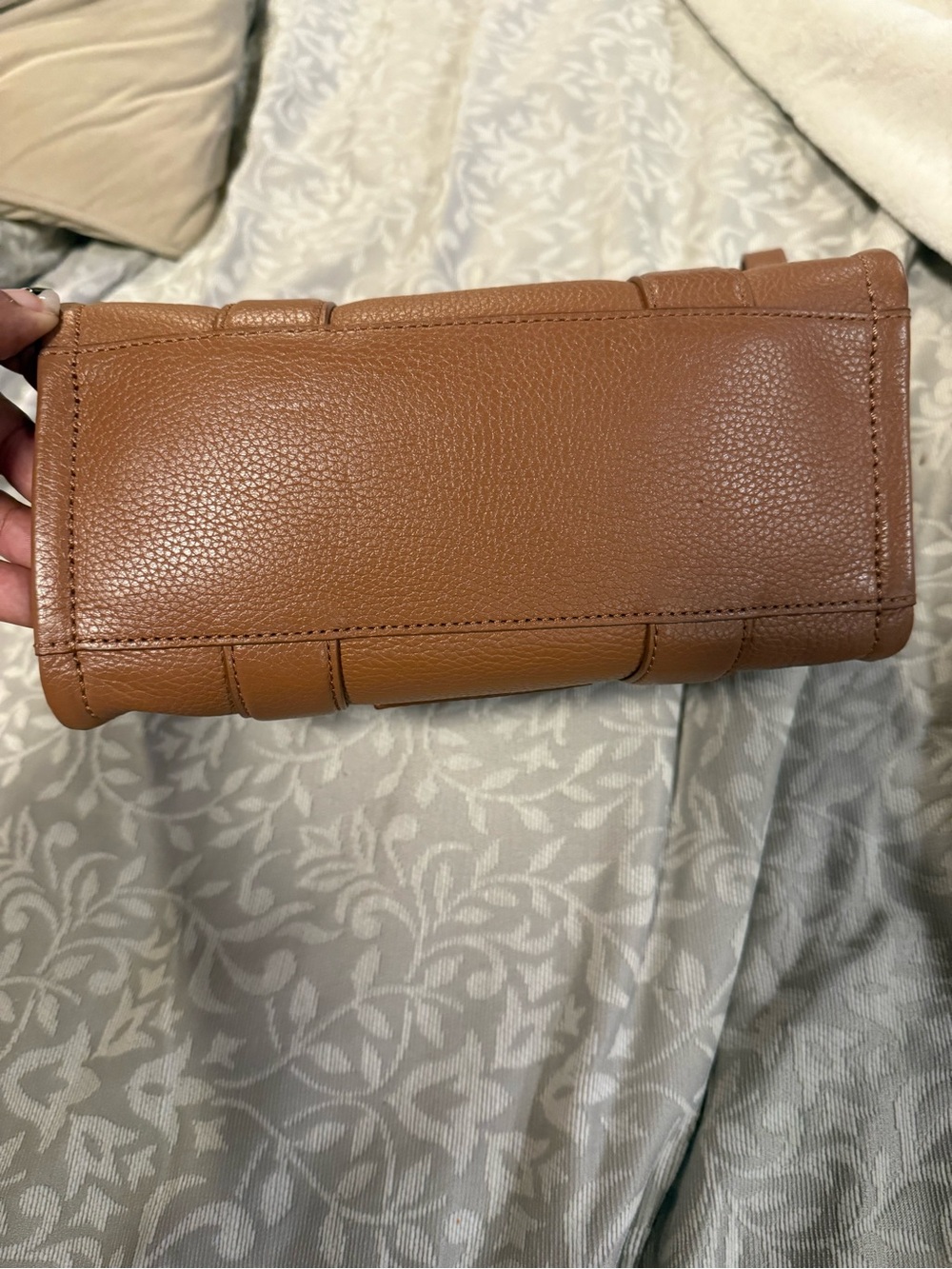 Marc Jacobs Tan Pebbled Leather Small Tote - Picture 7 of 8